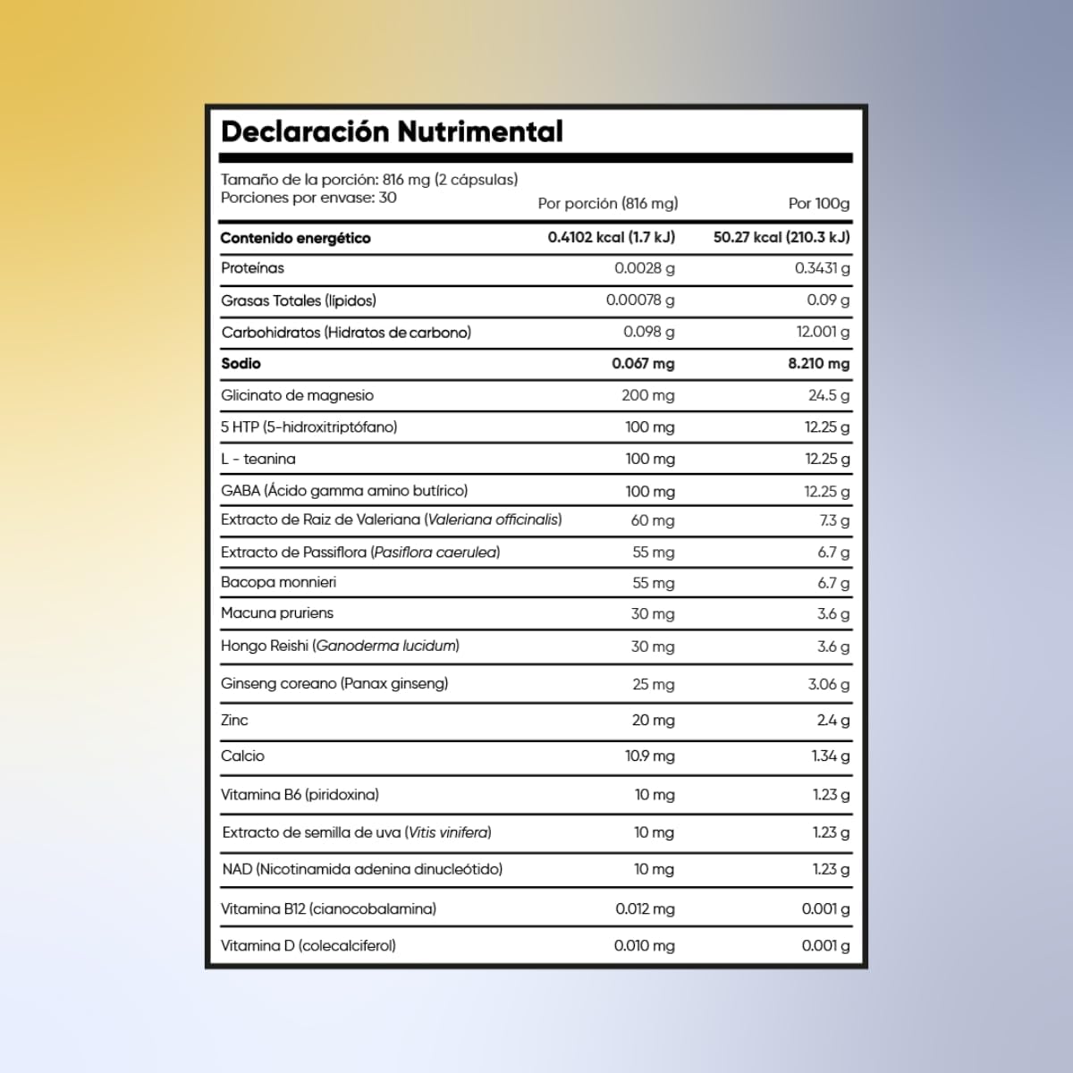 Calm Dreams Platinum | Suplemento Natural para Sueño y Relajación Nocturna – Vegano y Sin Melatonina