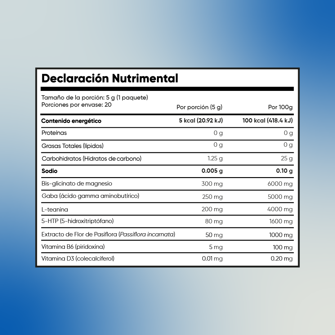 PAUSE Bebida Relajante | 20 Sobres con Bisglicinato de Magnesio, GABA, L-Teanina y 5-HTP – Sueño, Estrés y Estado de Ánimo | Sabor Limonada de Frambuesa