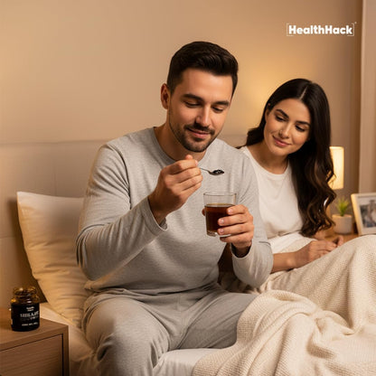 Himalaya Shilajit con Maca Negra,Zinc, Miel, Pimienta Negra, Limón y Menta 100 g