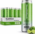 Bebida Gasificada con Electrolitos Lima Limón | Sin Azúcar, 0 Calorías y Sin Cafeína | 8 Latas de 355 ml para Hidratación y Recuperación Física
