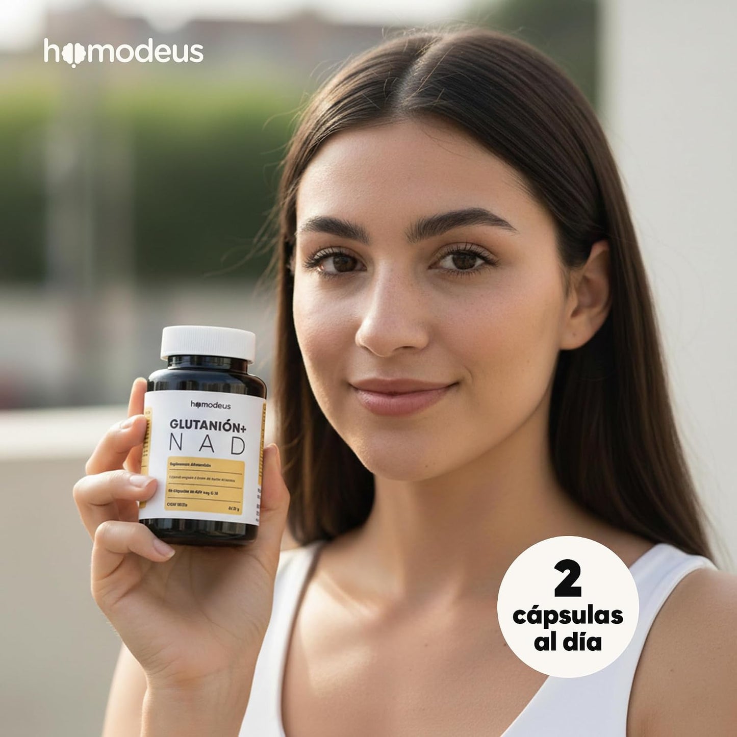 Glutatión 500 mg + NAD+ 200 mg con NAC, Ácido Alfa-Lipoico y CoQ10 | Suplemento Antioxidante en Cápsulas Veganas | Glicina y Glutamina para Bienestar Integral y Energía Celular | Homodeus