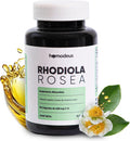 Rhodiola Rosea con L-Teanina y Coenzima Q10 | Cápsulas Vegetales Adaptógenas | 616 mg Rhodiola, 100 mg L-Teanina, 100 mg CoQ10 por Porción para Apoyar la Calma