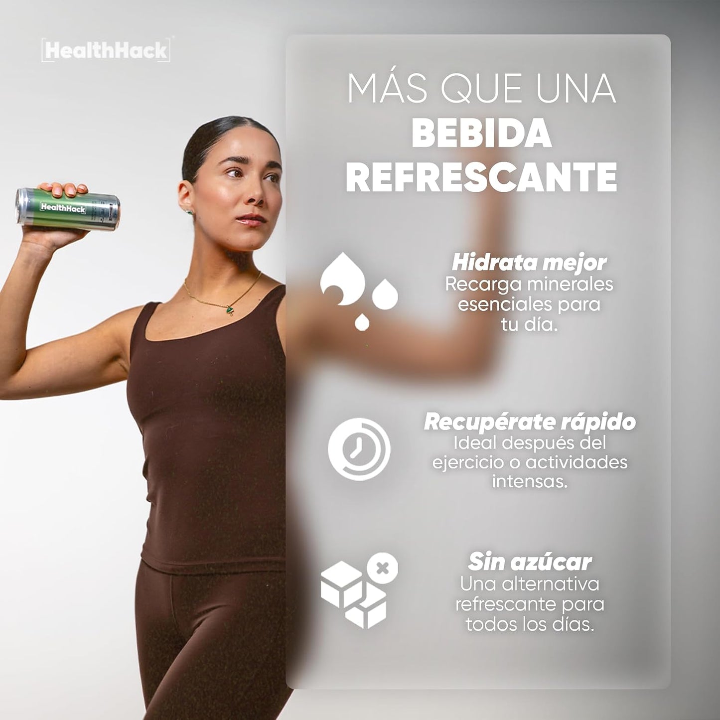 Bebida Gasificada con Electrolitos Lima Limón | Sin Azúcar, 0 Calorías y Sin Cafeína | 8 Latas de 355 ml para Hidratación y Recuperación Física