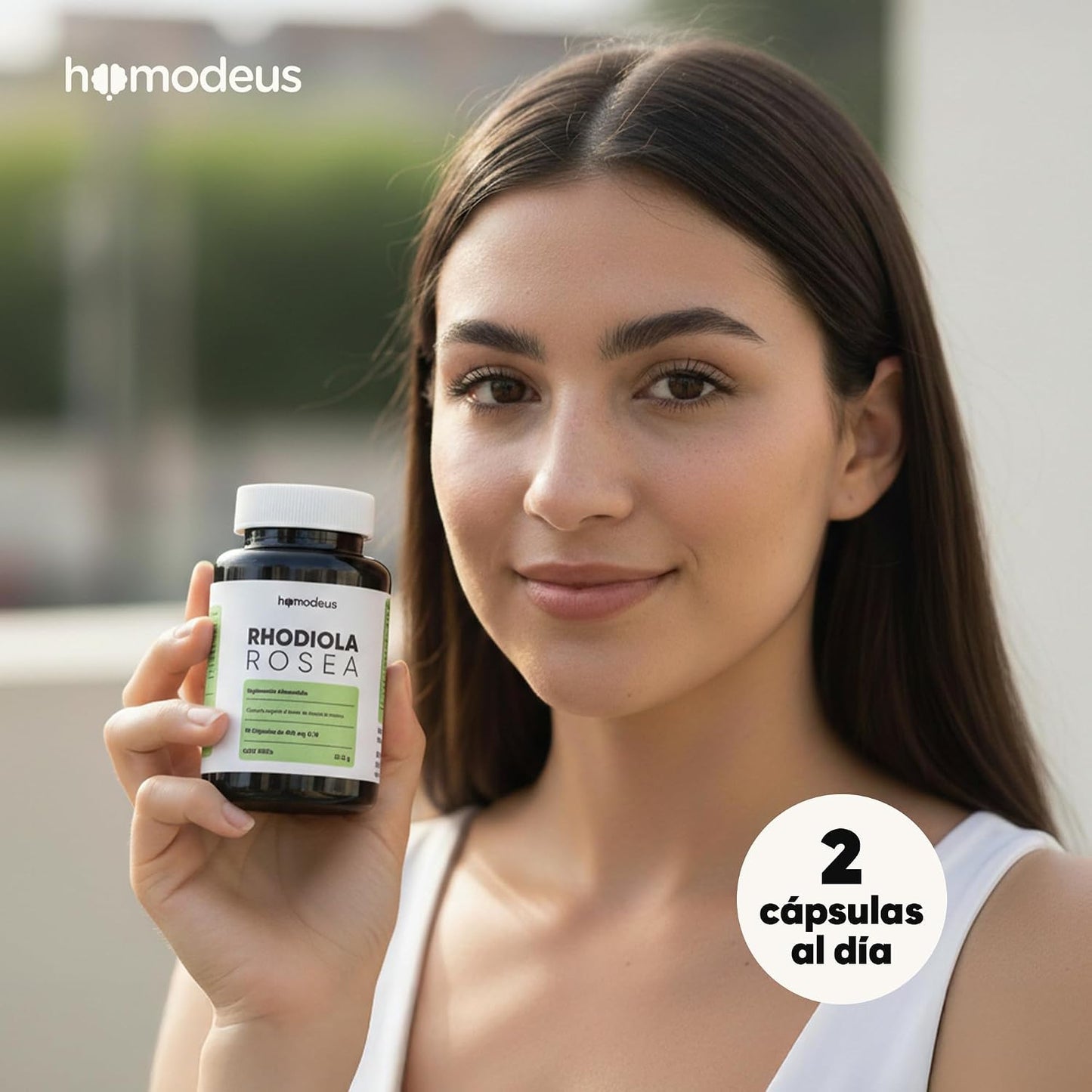 Rhodiola Rosea con L-Teanina y Coenzima Q10 | Cápsulas Vegetales Adaptógenas | 616 mg Rhodiola, 100 mg L-Teanina, 100 mg CoQ10 por Porción para Apoyar la Calma