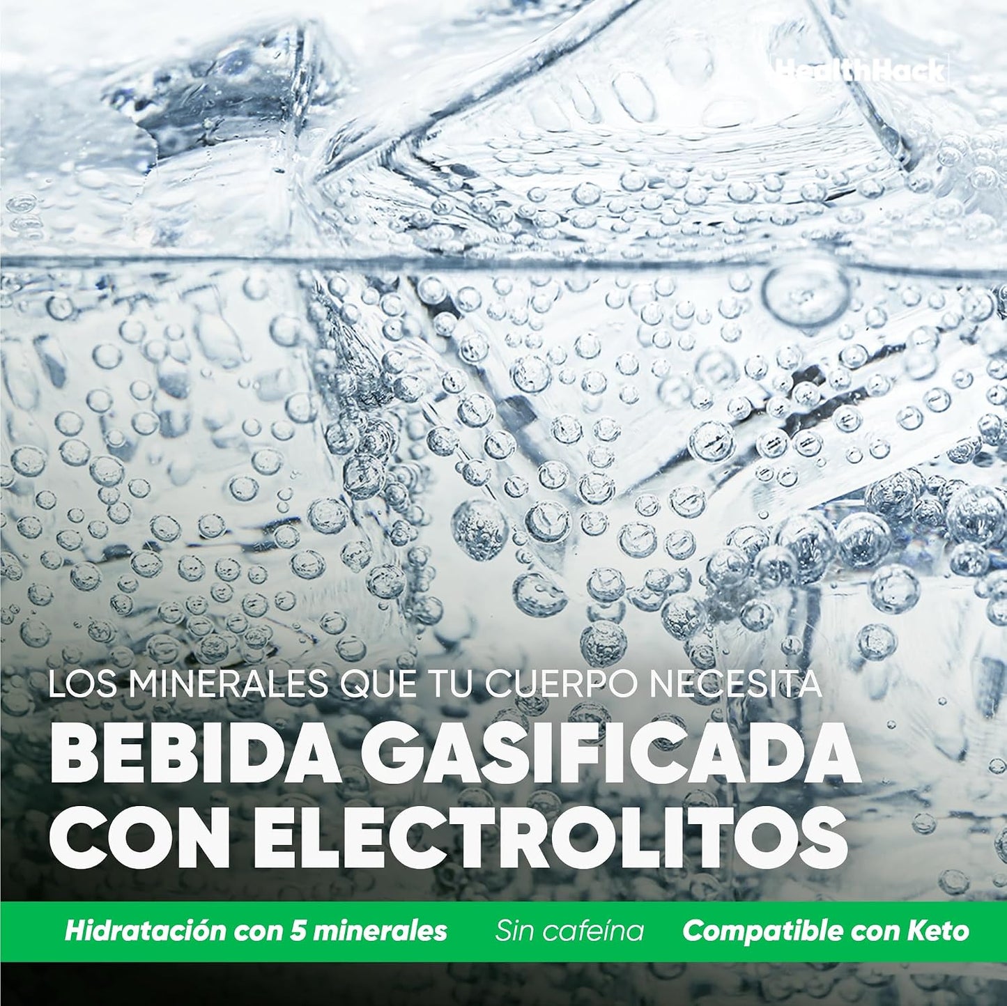 Bebida Gasificada con Electrolitos Lima Limón | Sin Azúcar, 0 Calorías y Sin Cafeína | 8 Latas de 355 ml para Hidratación y Recuperación Física