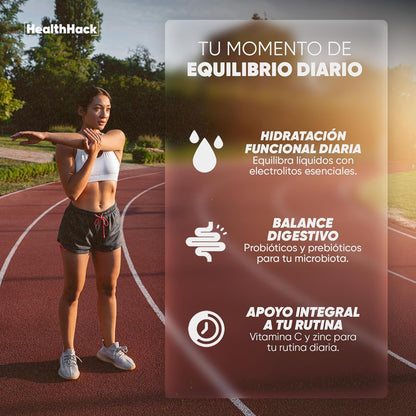 Electrolitos Sin Azúcar + Probióticos | 12 Billones UFC, Sodio, Potasio, Magnesio, Calcio y Zinc | Polvo 30 Porciones Sabor Pink Lemonade para Hidratación Diaria