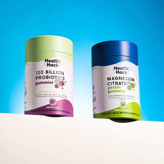 Gut Balance Duo 120 Billion Probiotics y Citrato de Magnesio