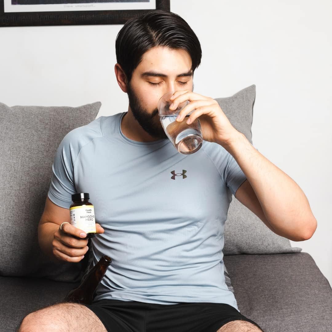 Hangover Hero Alivio de Resaca Avanzado | Recupera tu Energía y Bienestar Después de una Noche de Fiesta