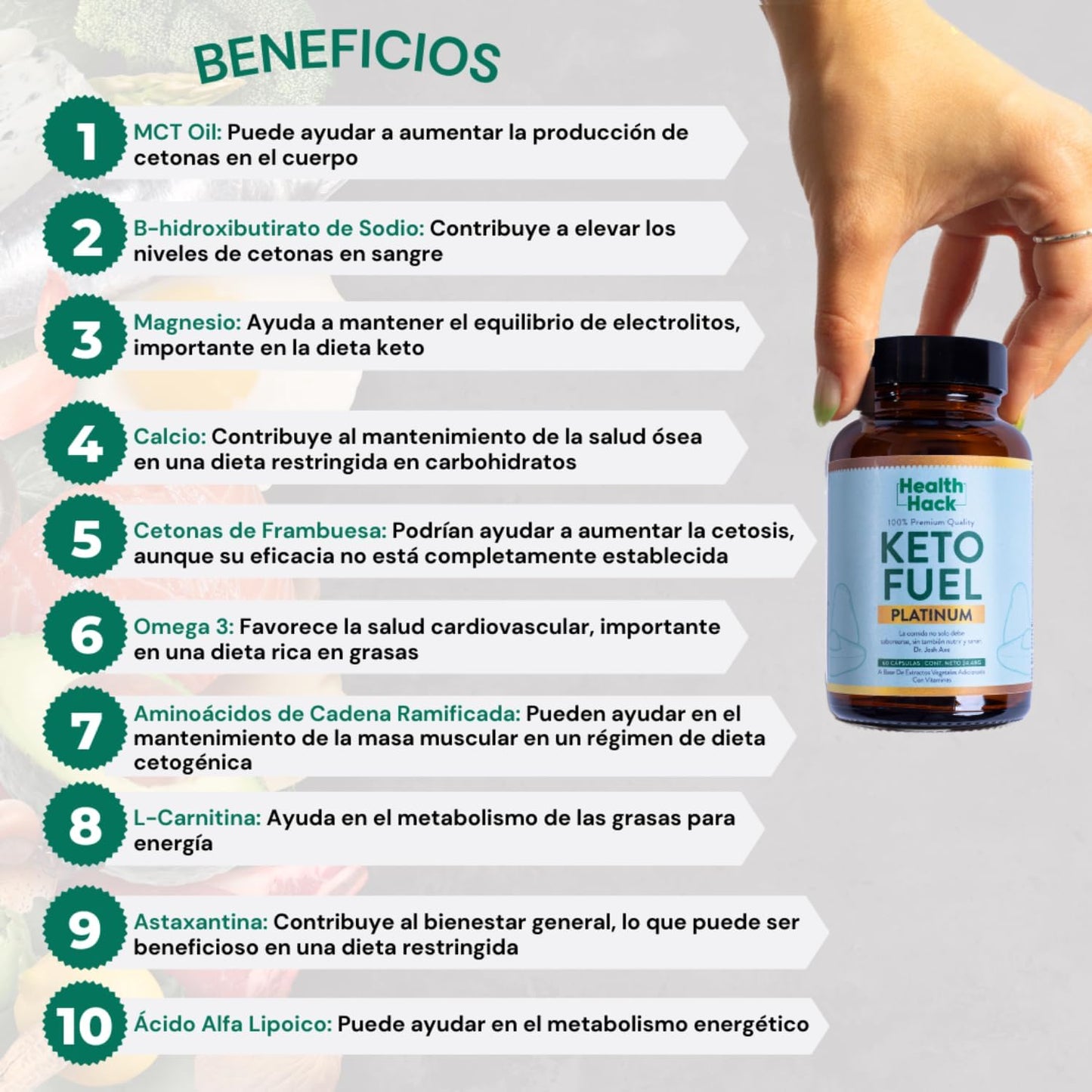 Keto Fuel Platinum  Avanzado Soporte para Cetosis en KetO | Optimiza Tu Rendimiento