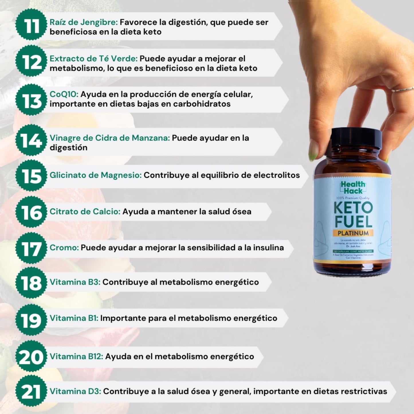 Keto Fuel Platinum  Avanzado Soporte para Cetosis en KetO | Optimiza Tu Rendimiento