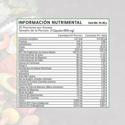 Keto Fuel Platinum  Avanzado Soporte para Cetosis en KetO | Optimiza Tu Rendimiento