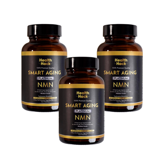 3 Pack - Producción NAD+ para una Salud Óptima Healthy Aging NMN