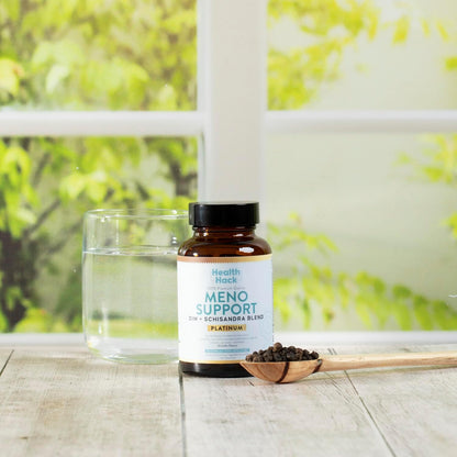 Meno Support Platinum Suplemento Contra Síntomas de Menopausia | Equilibrio Hormonal  Fórmula premium con CoQ10