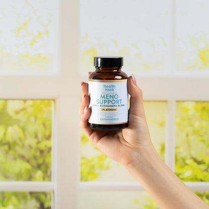 Meno Support Platinum Suplemento Contra Síntomas de Menopausia | Equilibrio Hormonal  Fórmula premium con CoQ10