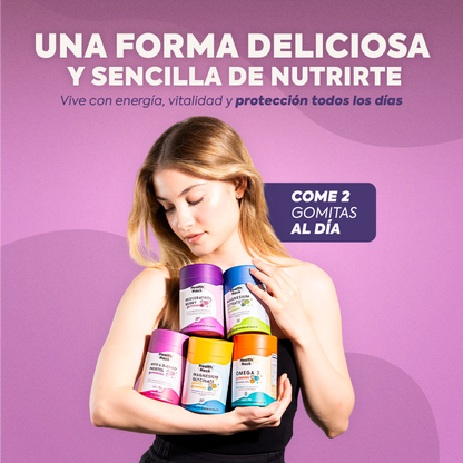 Health Hack Resveratrol en Gomitas | 180 o 60 Gomitas I  Antioxidantes
