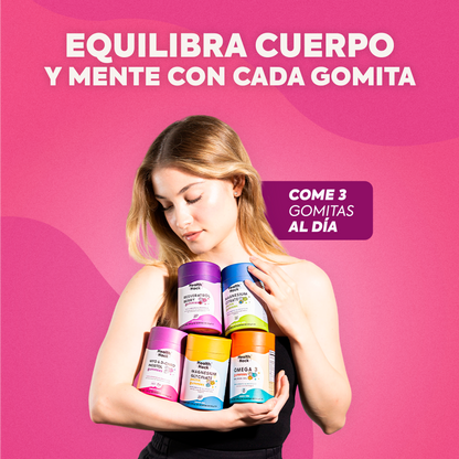 Female Harmony Kit | Women’s Hair, Inositol, Resveratrol 1000 mg, Omega 3 1000 mg y 120 Billion Probiotics