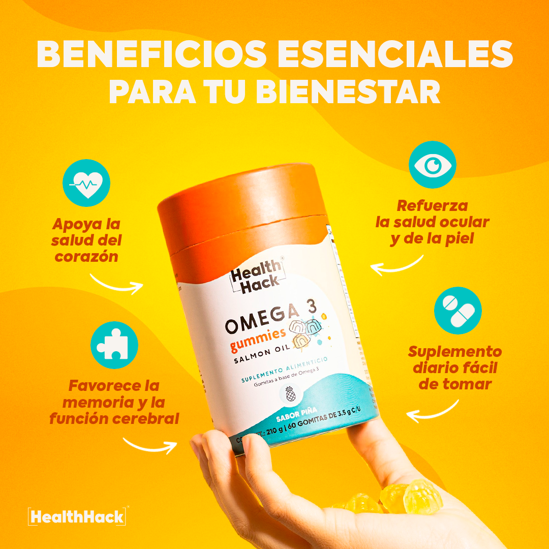 Longevity Essentials Gummy Kit 120 Billion Probiotics, Omega 3 1000 mg, Vitamina D3 + K2, Magnesio Complex y Resveratrol 1000 mg