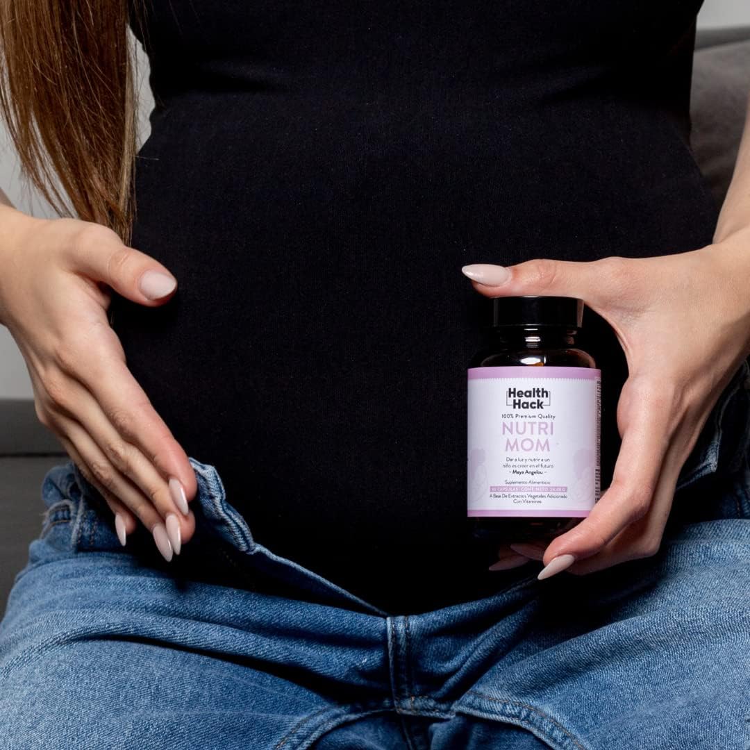 Nutrimom Embarazo y Lactancia | Suplemento Prenatal para Salud Materna y Desarrollo Fetal