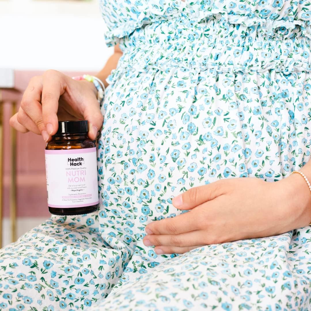 Nutrimom Embarazo y Lactancia | Suplemento Prenatal para Salud Materna y Desarrollo Fetal