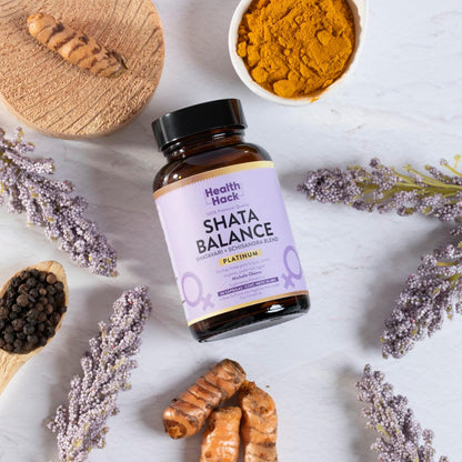 Shata Balance Platinum Energía y Balance Hormonal | Edición Premium Mejorada con Glicinato de Magnesio Zinc y Schisandra