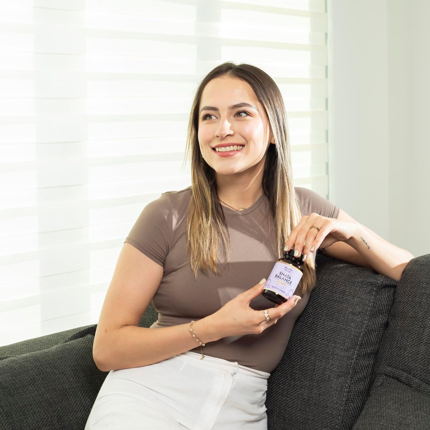 Shata Balance Platinum Energía y Balance Hormonal | Edición Premium Mejorada con Glicinato de Magnesio Zinc y Schisandra