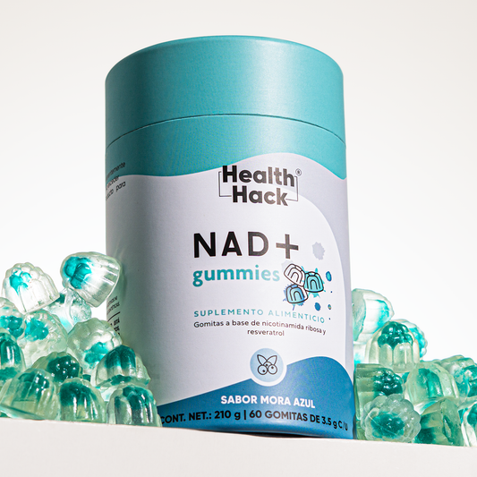 NAD+ Resveratrol 180 Gomitas para 3 Meses | Nicotinamida Ribosa, Resveratrol, Coenzima Q10 y Más | Energia Celular y Longevidad