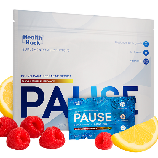 Pause Calm | 20 Sobres Para Cortisol Con Bis Glicinato Magnesio