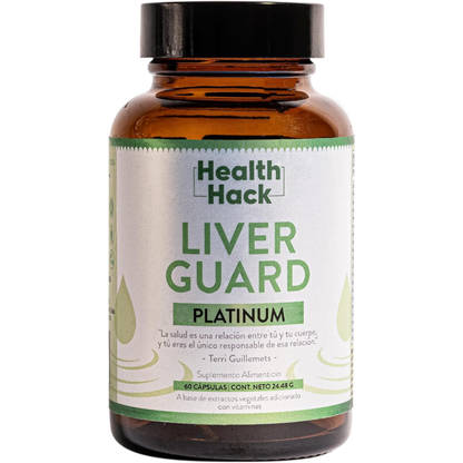 Liver Guard Platinum Suplemento Natural para Bienestar Hepático | 60 Cápsula