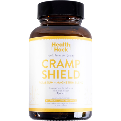 Cramp Shield Apoyo para Calambres y Salud Muscular | Suplemento para Apoyo Nutricional y Bienestar