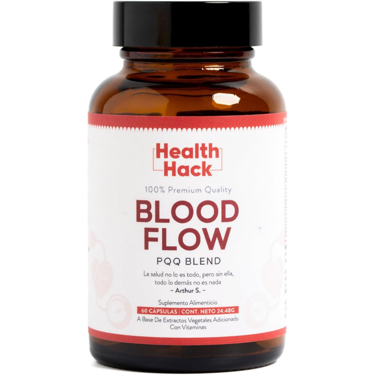 Blood Flow con PQQ y Coq10 Suplemento Circulación Sanguínea | Salud Cardiovascular