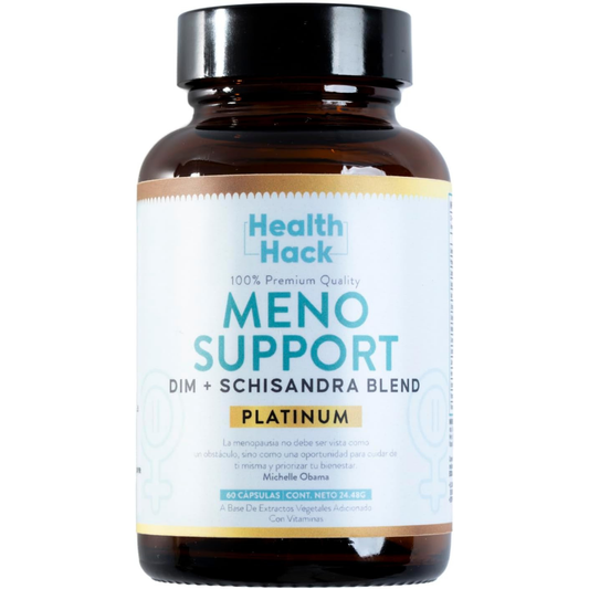 Meno Support Platinum Suplemento Contra Síntomas de Menopausia | Equilibrio Hormonal  Fórmula premium con CoQ10