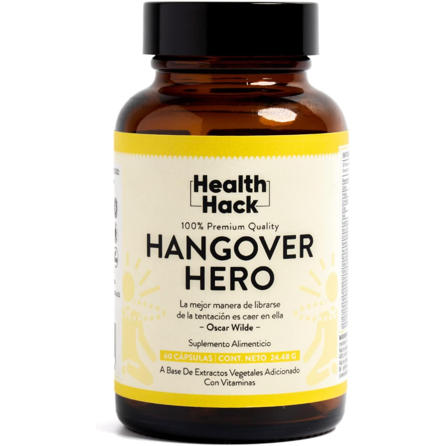 Hangover Hero Alivio de Resaca Avanzado | Recupera tu Energía y Bienestar Después de una Noche de Fiesta