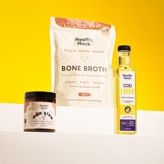 Total Wellness Pack - Bone Broth, Moo Glow, Cod Liver